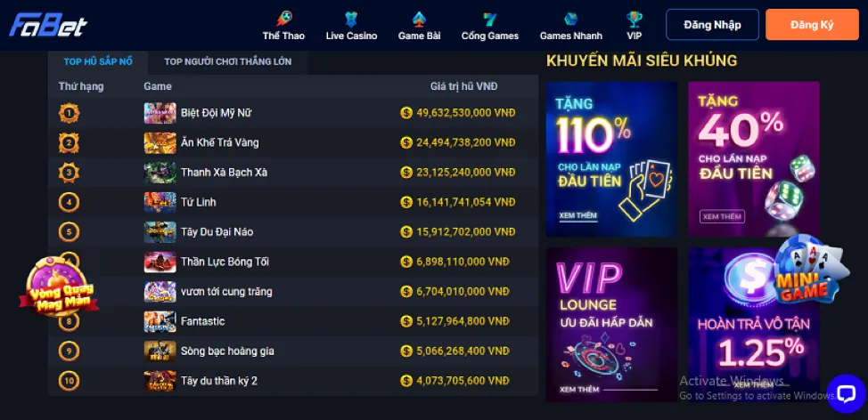Đội ngũ bigbet casino